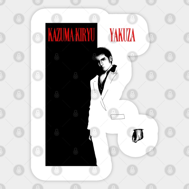 Yakuza Poster Sticker by Retro Future